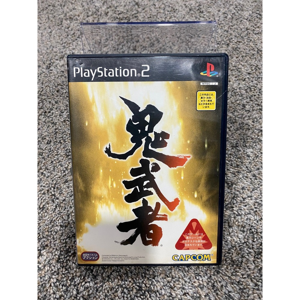 Video Game PS2 NTSC-J Japanese Import Capcom Onimusha Warlords Black Excellent
